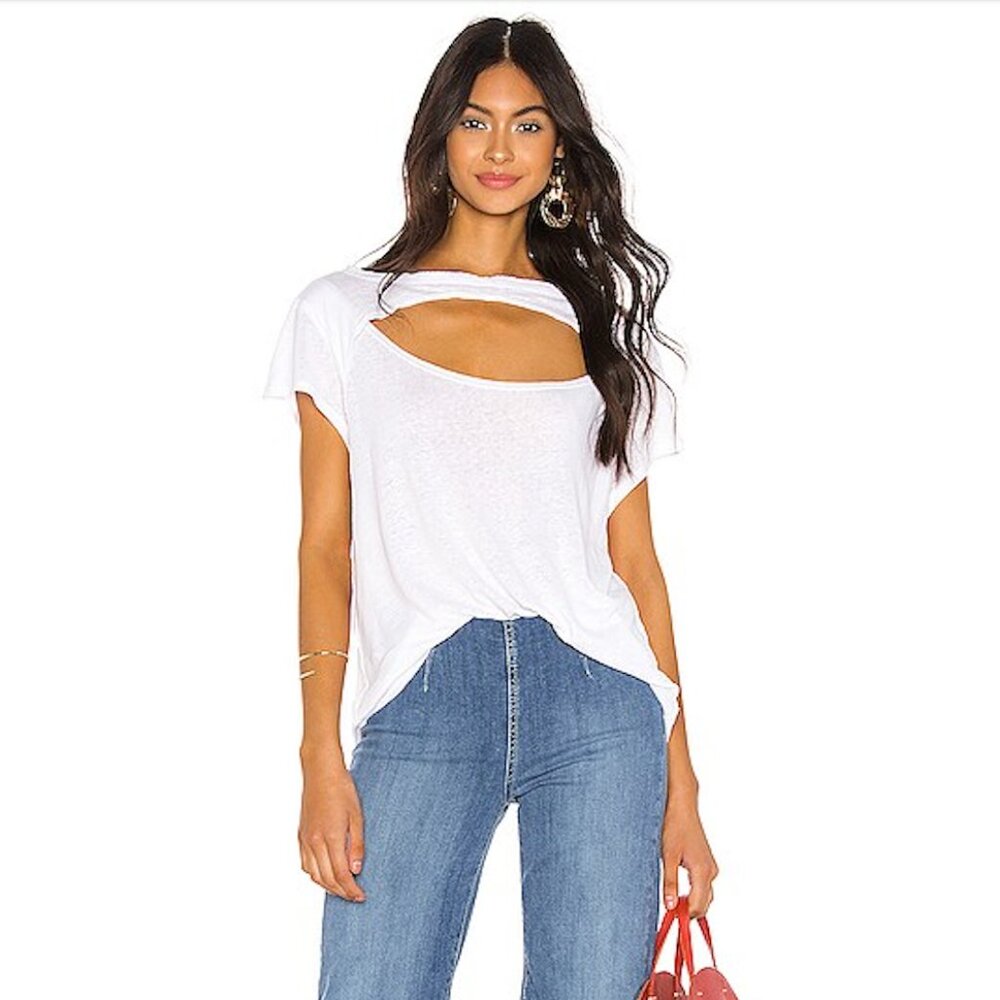 Free People June Tee White Size S